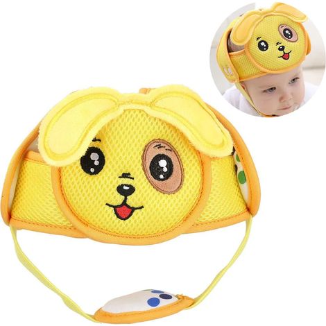 Casco di protezione per neonati, cappello di sicurezza per bambini piccoli, regolabile, in cotone, per l'apprendimento della deambulazione (1/4)