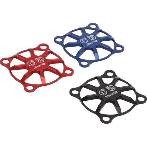 Protection de ventilateur de refroidissement moteur en alliage d'aluminium résistant à la corrosion pour contrôleur de vitesse RC (lot de 3) (1/5)