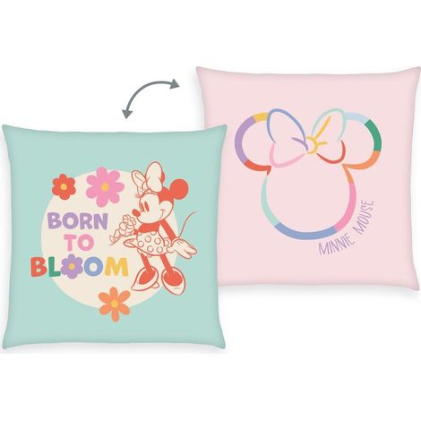 DISNEY COUSSIN SOFT VELBOA MINNIE MOUSE BORN TO BLOOM 40 X 40 CM HERDING