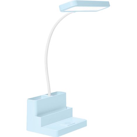 Lampe De Bureau Led - Panneau À Protection Oculaire - Rotation 360° - Pour Étude Travail Lecture - 1 Pièce (1/5)