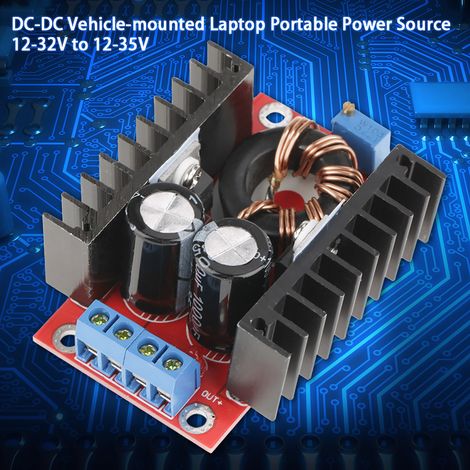 Régulateur Boost 150W Convertisseur DC-DC Élevateur Tension Réglable 12-32V vers 12-35V Module Alimentation Puissance (1/5)