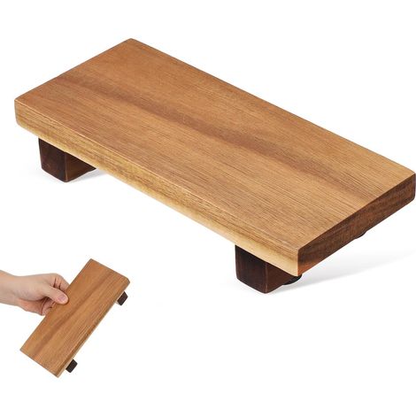 Porte-savon pour lavabo, bois, pour douche et salle de bain (1/5)