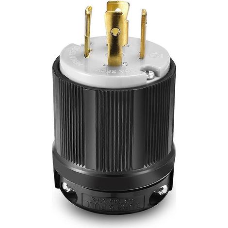Connecteur mâle/femelle NEMA L15-30P/30C, 30 A, 250 V CA (1/5)