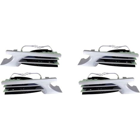 Adatto per 2 paia di ganci di traino per paraurti anteriore auto, coperture per rimorchio e rivestimenti per rimorchio.