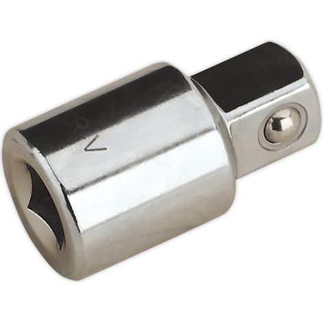 Sealey Adaptor 3/8""Sq Drive Female to 1/2""Sq Drive Male Chrome Plated S38F-12M (1/2)