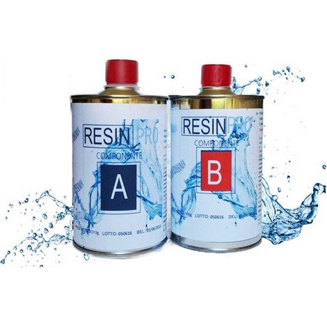 Resina epossidica bi-componente trasparente per pigmenti 800gr (1/5)