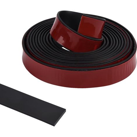 Bande en caoutchouc, plaque adhésive en caoutchouc néoprène, rouleaux en caoutchouc plein pour bricolage, bagues, artisanat, tampons, protection du sol, supports, joint revêtement de sol, nivellement (1/5)