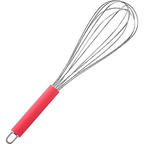 Fouet Ballon - Fouet Cuisine En Acier Inoxydable 430 - Poignée En Silicone Souple - Pour Mélanger Œufs, Pâte À Gâteau, Crème - 1 Pièce (1/5)