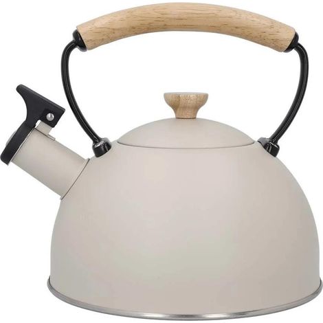 Caffettiera Bollente in Acciaio Inox Color Crema Latte 1,6L