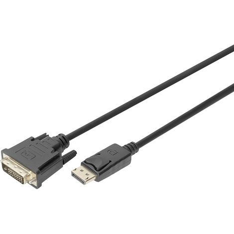 DIGITUS DisplayPort Adapterkabel, DisplayPort -DVI-D, 3,0m, schwarz (1/2)