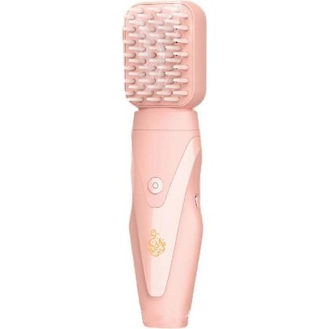 Brûleur d'encens électronique 2 en 1 avec peigne en caoutchouc souple, bakhoor du Moyen-Orient, massage et aromathérapie, B (1/4)