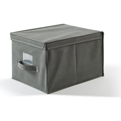 Perfetto Più Easybox Scatola Custodia Tnt, Tessuto, Cenere, 30.0x40.0x25.0 Cm
