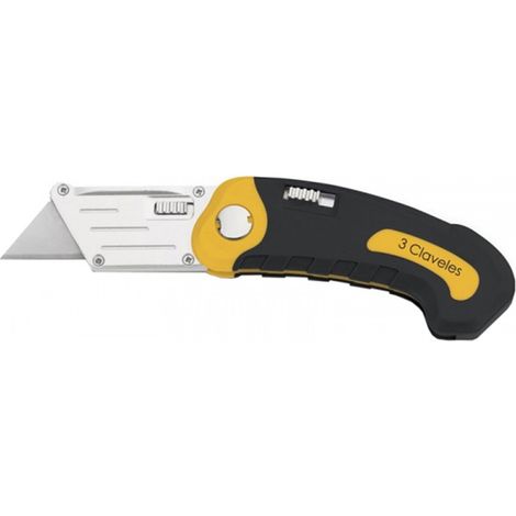 Klappmesser Cutter 10cm Klinge 19mm 00215 3 Claveles (1/3)