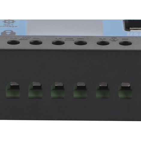 Solarladeregler mit LCD-Bildschirm für Lade- und Entladevorgänge, intelligente Erkennung 12V/24V (Standardmodell) A (10A) (1/5)
