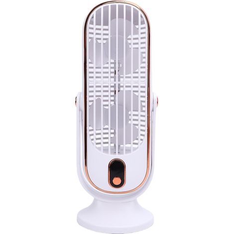 Petit ventilateur de bureau oscillant à 5 vitesses, ventilateur de bureau USB portable (blanc). Visitez la boutique TOPINCN. (1/5)