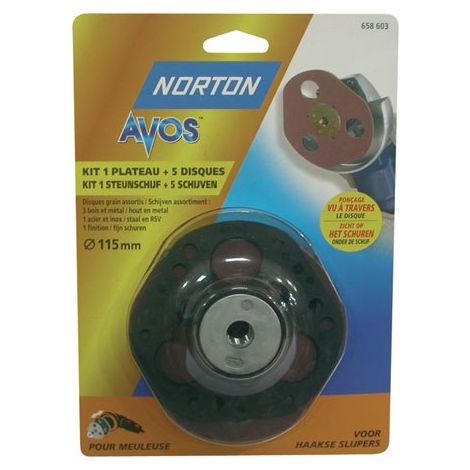 Plateau Avos +5 Disques Assortis - Norton