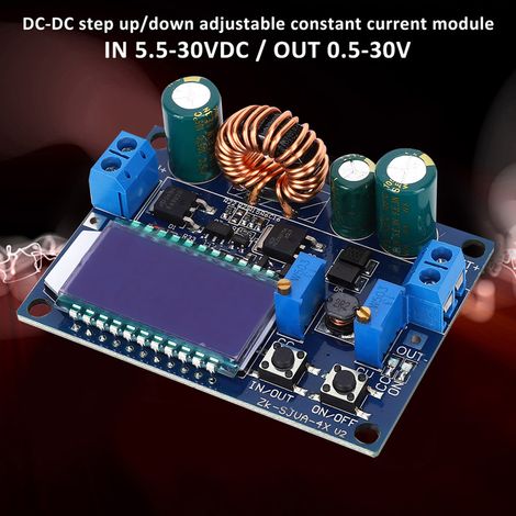 Convertisseur DC-DC élévateur abaisseur automatique 5,5-30V vers 0,5-30V régulateur de tension module d'alimentation (1/5)