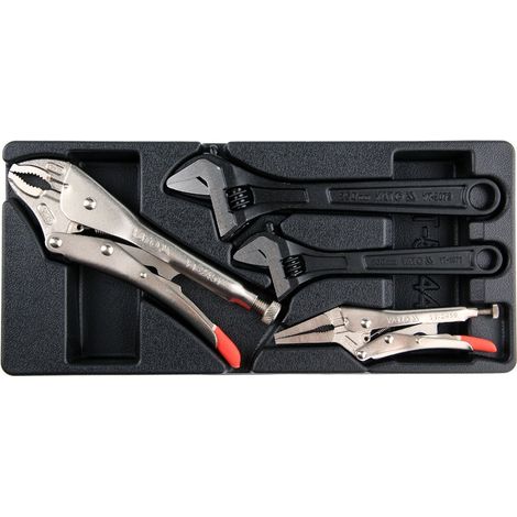 Einsatz für Schublade, selbstsichernde Zange, verstellbare Schraubenschlüssel, 4-teilig. YT-55444 yato (1/2)