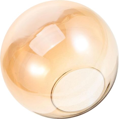 Abat-jour Verre Boule Remplacement Abat-jour Plafond Transparent Ambre Couverture Lampe Suspendue Simple à Installer Décoration Lumineuse Élégante et Pratique (1/5)