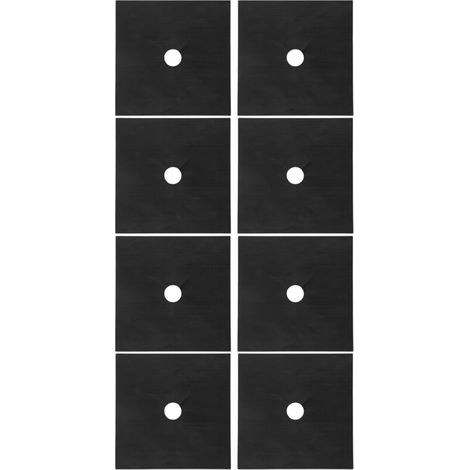 Wiederverwendbarer Herdschutz, schwarze Herdreinigungsmatte – 8-teiliges Küchenzubehör-Set (1/5)