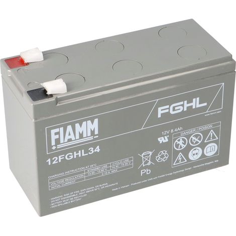 Fiamm Blei-Akku 12FGHL34 12V 8,4Ah Pb Faston 6,3 mm (1/5)