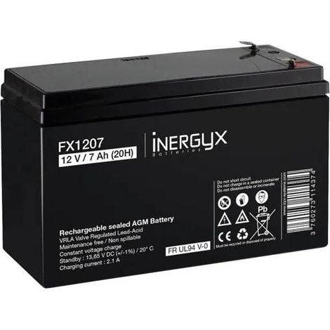 Select IZYX FX1207 Batería recargable 12V 7AH