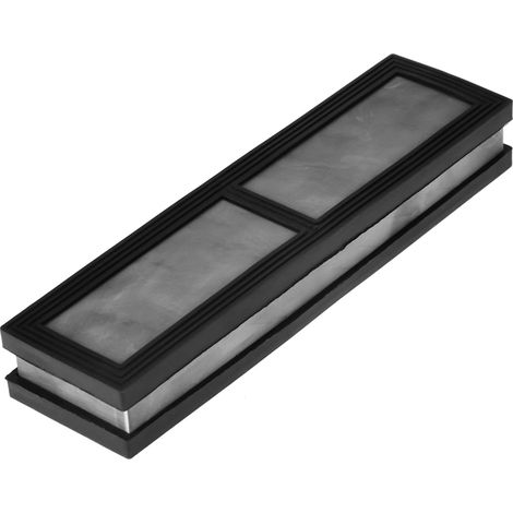 Ortviai Pierre à aiguiser naturelle 5000 grains pour couteaux – 200 x 50 x 25 mm avec 2 socles antidérapants en gel de silice (1/5)