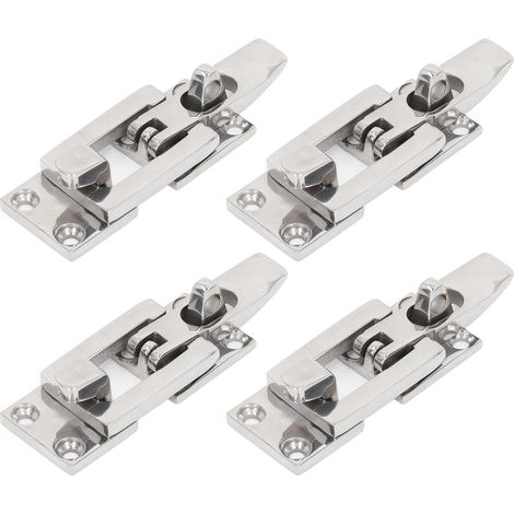 Set aus 4 robusten, tragbaren und einfach zu montierenden Antivibrationsverschlüssen mit Spiegelglanz. (1/5)