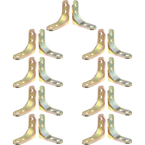 de 20 équerres métalliques robustes à angle droit pour le (1/5)