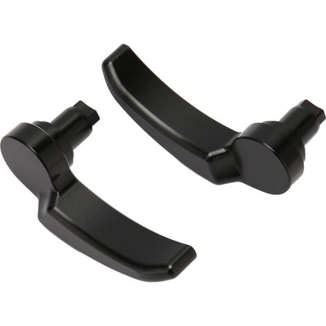 Kit de verrouillage de sacoches noires (paire) pour modèles Ultra Limited FLHR FLHT FLHX FLHTK 2014 à 2023, finition anodisée, lève-sacoche. (1/5)