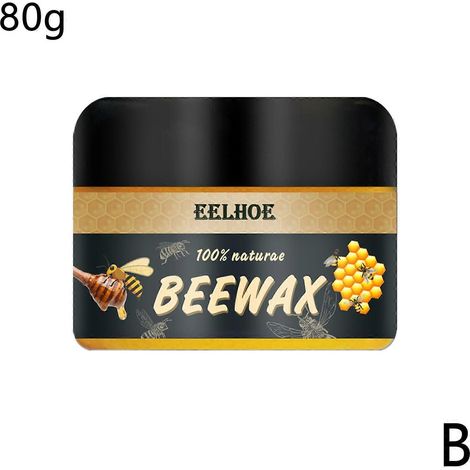80 g (B) Cire d'abeille pour meubles (1/4)