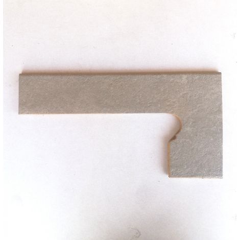 Battiscala destro klinker per serie orion colore gris - 1pz (1/2)