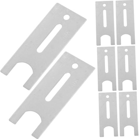 10pièces Verrous De Sécurité Aluminium Pour Portes Et Fenêtres Coulissantes Système De Anti-vole Installation Facile Accessoire Pratique Pour Maison Et Patio (1/5)