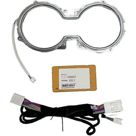Éclairage LED central pour porte-gobelet, 64 colores, pour véhicules and conduit à gauche (2018-2023), ambiente decorativo interior. (1/5)