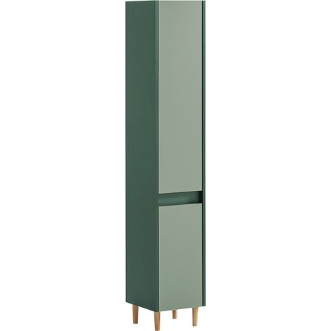 Badezimmer Hochschrank modern in grün LOANO-80 (1/3)