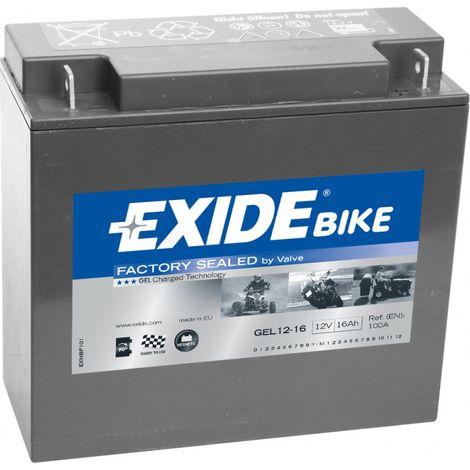 Batterie moto Exide GEL12-16 12v 16ah 100A (1/2)