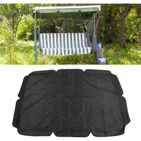 Funda para columpio – Oxford 600D color plata, impermeable con cierre cortavientos – Dimensiones: 164 x 114 x 15 cm (1/5)