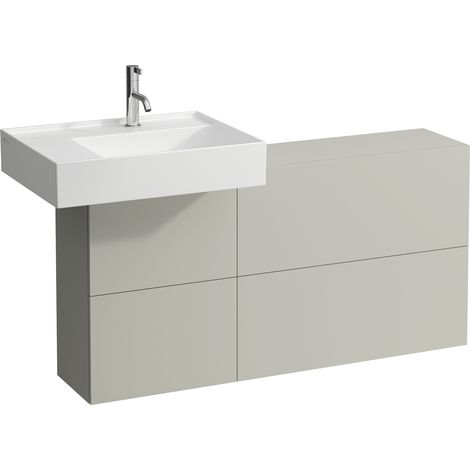 Support de lavabo KARTELL 610x1200x270mm, finition pierre claire (1/5)