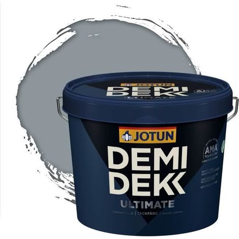 Peinture Bois - DEMI DEKK ULTIMATE - Lasure Opaque Satinée - RAL 7001 - 3L (1/2)
