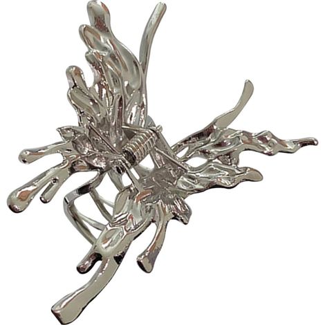 Haarspangen zum Halten von Pony Mittelgroße Elegante aus Legierung mit Schmetterlingsmotiv Haarschmuck und Dekorieren von Frisuren für Damen bei Hochzeiten (1/5)