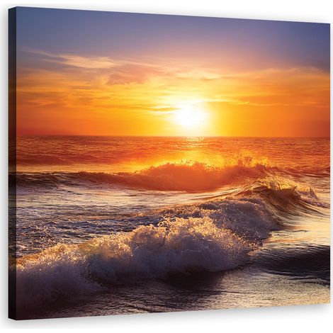 Quadro su tela, Mare Onda Natura - 30x30 (1/5)