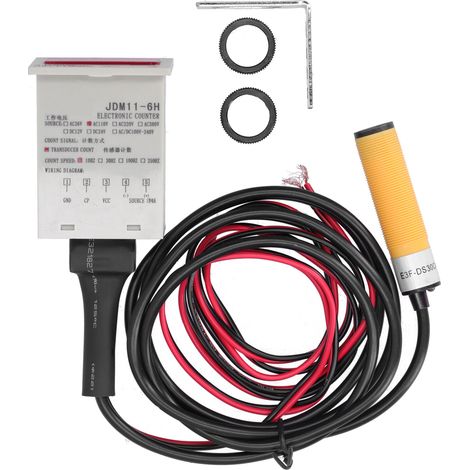 Compteur Électronique à Affichage Digital BEM‑6H‑30E4‑CTAC110V Capteur Industriel Automatique (1/5)