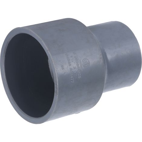 Raccord réducteur droit en PVC de 1 pouce pour tuyaux d'eau (1/5)