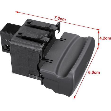 Pulsante di controllo del freno a mano 3008 5008 Interruttore freno elettronico 470706 per C4 Picasso DS4 470703 Nero lucido (1/4)