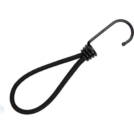 25 Tendeur elastique caoutchouc professionnel avec crochet (Noir 130 mm) pour bâches, Affiches, filets tendeur bâche, sangle élastique, support de bâche, caoutchouc de bâche, tendeur caoutchouc (1/4)