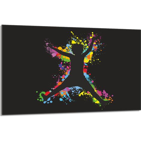 Glasschutzplatte für den Herd 80x52 Fun (1/5)