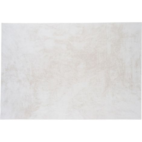 Paris Prix – Tapis shaggy rectangulaire 200x300cm blanc – Polyester – Tapis design tendance – Poids 3,9 kg (1/5)