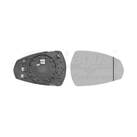 Verre de rétroviseur, rétroviseur extérieur VAN WEZEL 0335838 AUDI 8V0 857 536 E