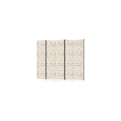 Paravento decorativo artgeist beige 225 cm 3 pannelli