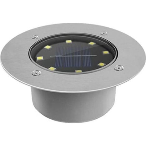 Dimmbarer LED-Einbaustrahler, Mini-LED-Einbaustrahler, LED-Einbaustrahler, Solar-Einbaustrahler, extraflacher LED-Strahler, warmweiße Solarlampe